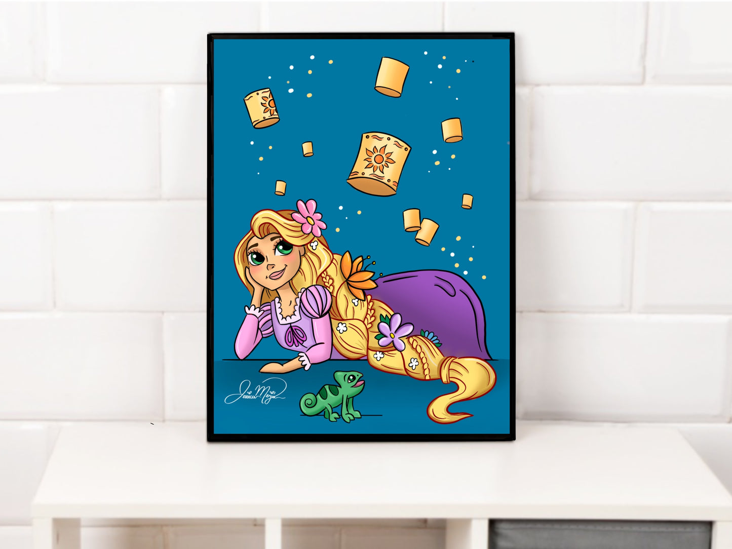 Princess Digital Artwork (Rapunzel Inspired)